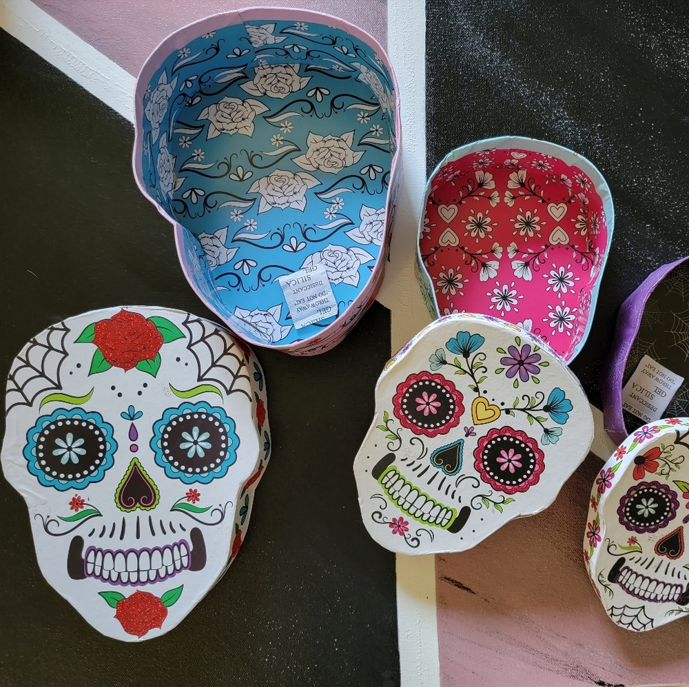 Nesting Boxes 3 Day Of The Dead - Picture 2 of 12